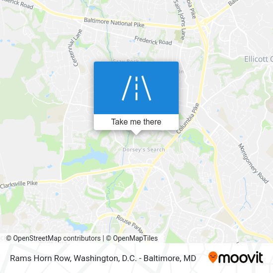 Mapa de Rams Horn Row