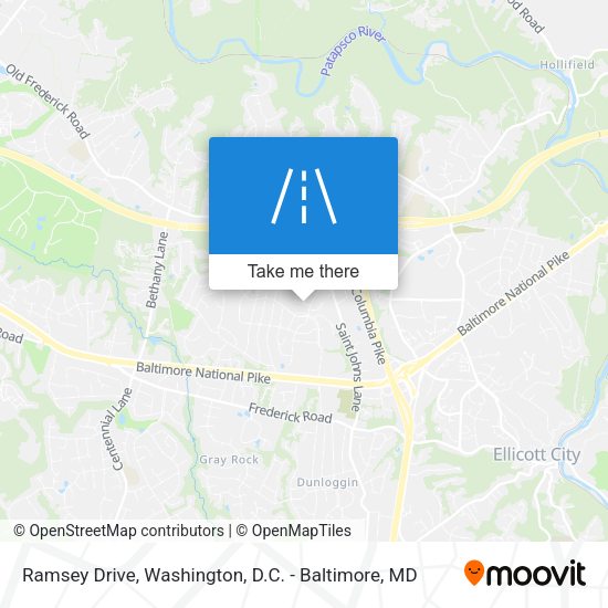 Mapa de Ramsey Drive