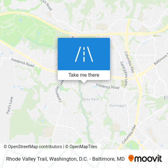 Rhode Valley Trail map