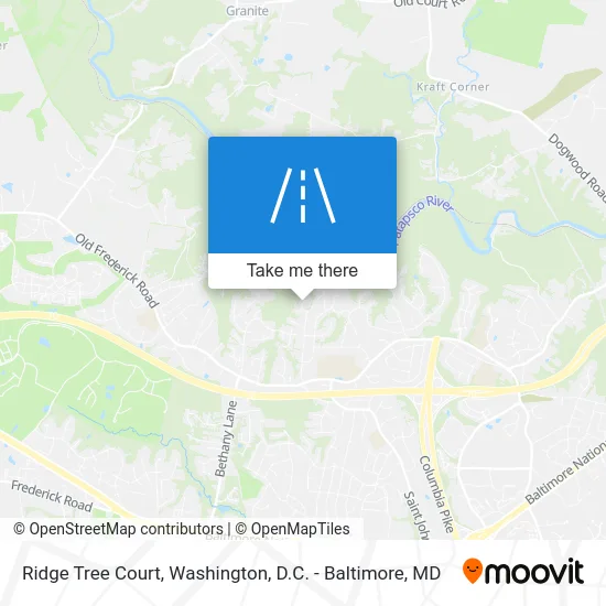 Ridge Tree Court map