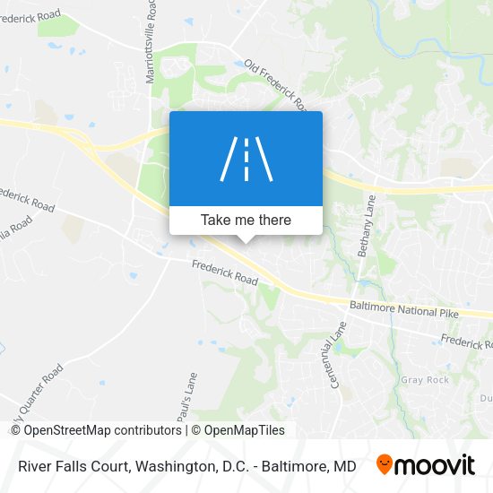 River Falls Court map