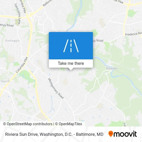 Riviera Sun Drive map