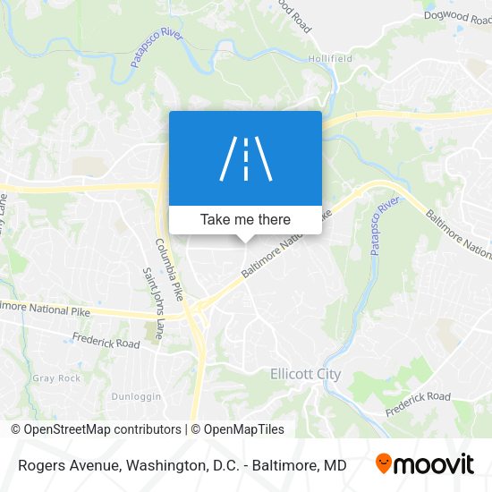 Rogers Avenue map