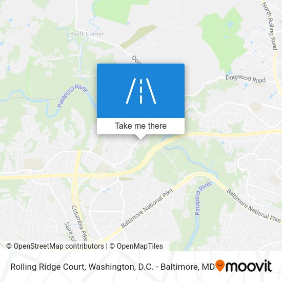 Rolling Ridge Court map