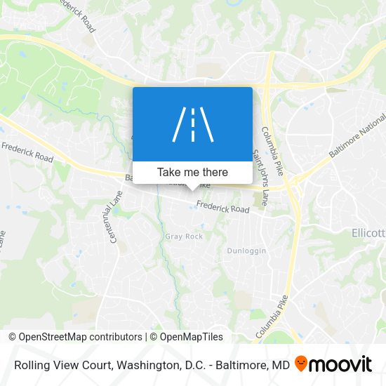 Rolling View Court map