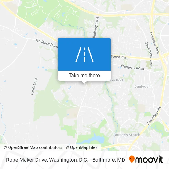 Rope Maker Drive map