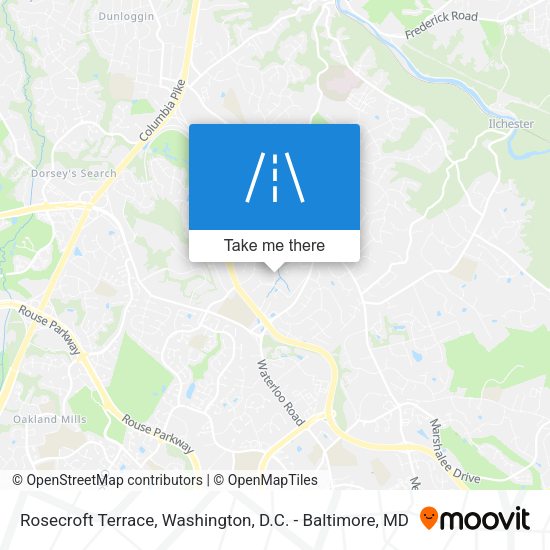 Rosecroft Terrace map