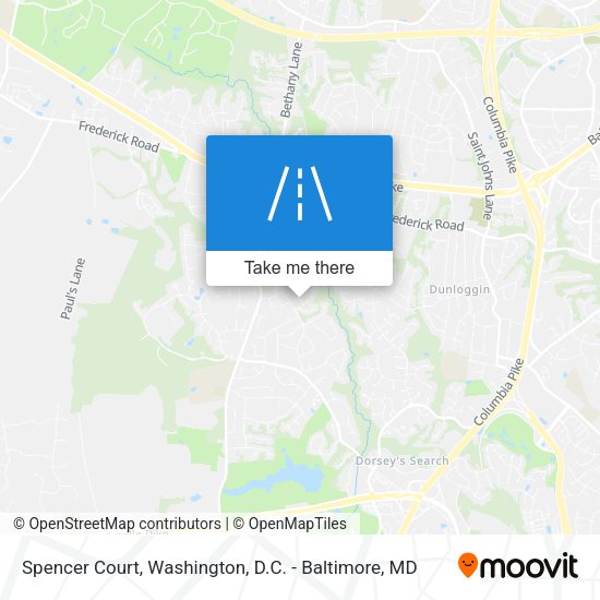 Spencer Court map
