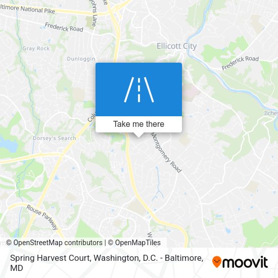 Mapa de Spring Harvest Court