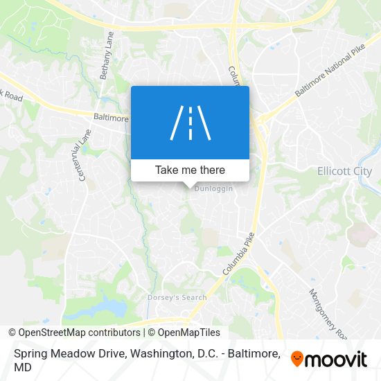 Spring Meadow Drive map