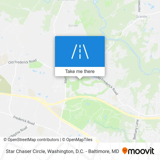 Star Chaser Circle map