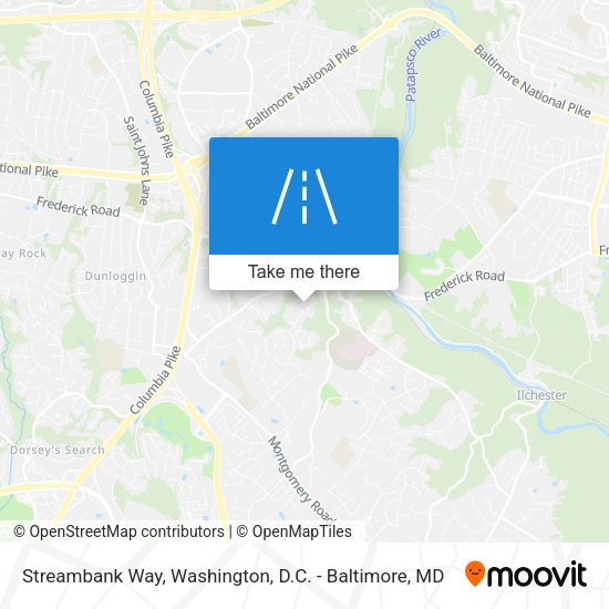 Streambank Way map