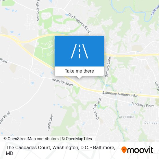 The Cascades Court map
