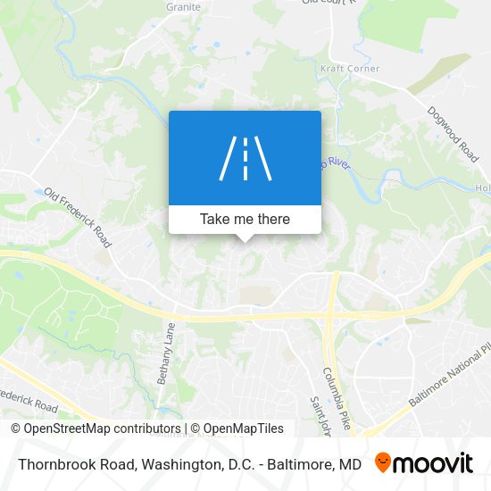 Mapa de Thornbrook Road