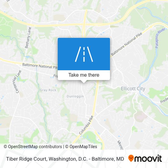 Tiber Ridge Court map