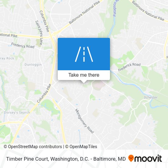 Timber Pine Court map
