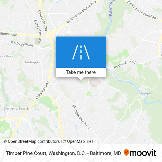 Timber Pine Court map