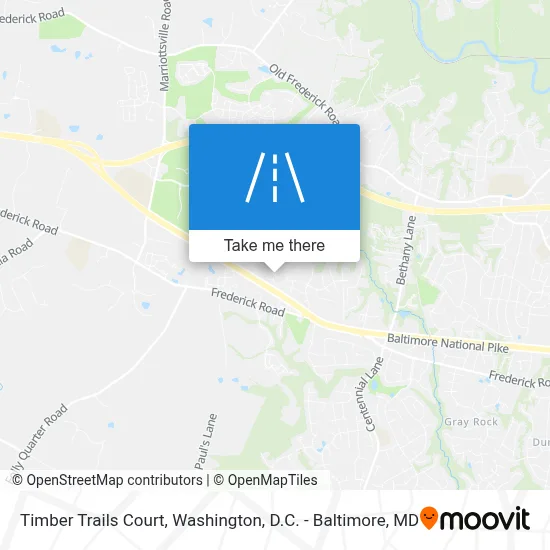 Timber Trails Court map