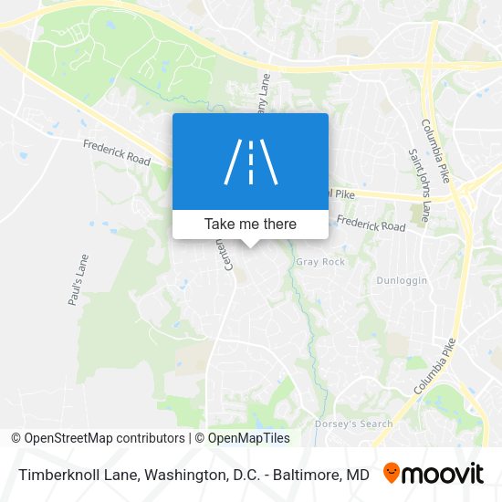 Mapa de Timberknoll Lane