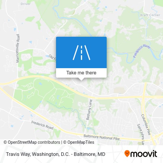 Mapa de Travis Way