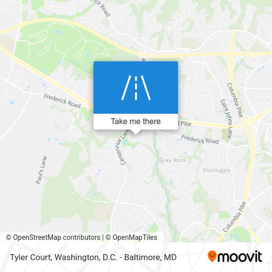 Tyler Court map