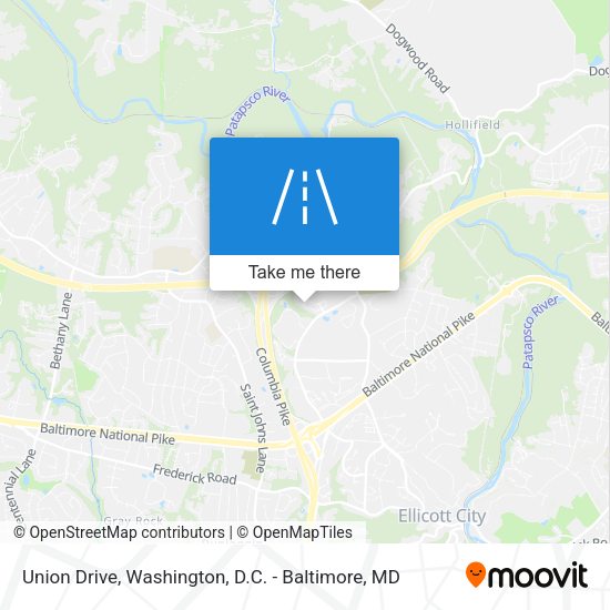 Mapa de Union Drive