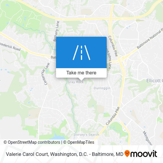 Valerie Carol Court map