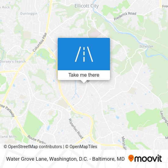 Mapa de Water Grove Lane
