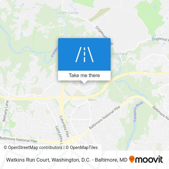 Watkins Run Court map