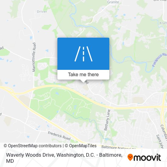 Waverly Woods Drive map