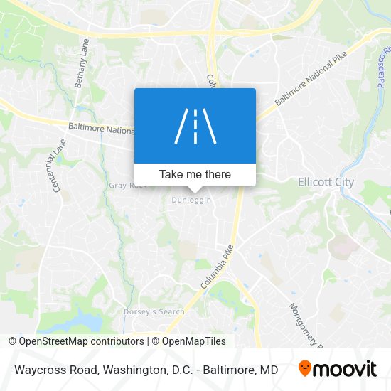 Waycross Road map
