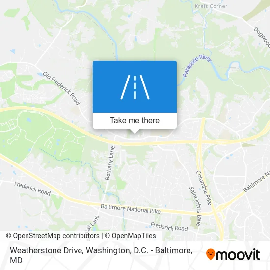 Weatherstone Drive map