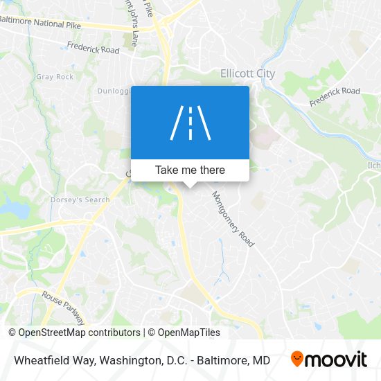 Wheatfield Way map