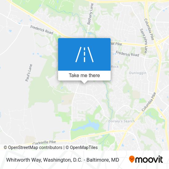 Mapa de Whitworth Way