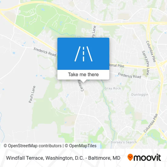 Windfall Terrace map