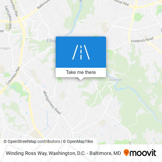 Winding Ross Way map