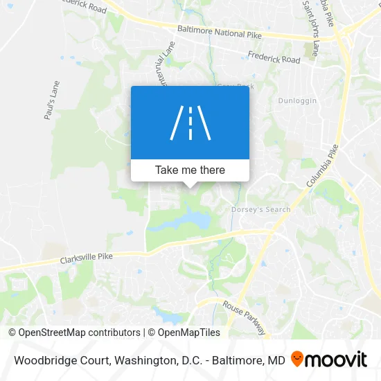 Mapa de Woodbridge Court