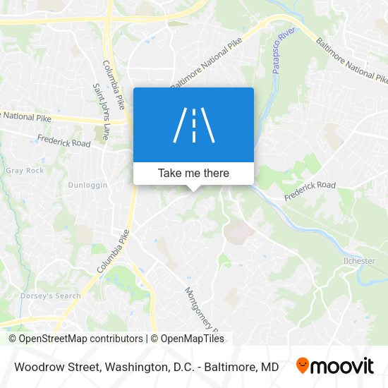 Woodrow Street map