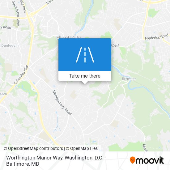 Worthington Manor Way map