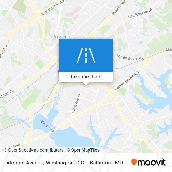 Mapa de Almond Avenue