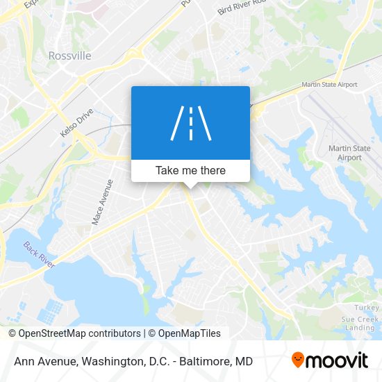 Ann Avenue map