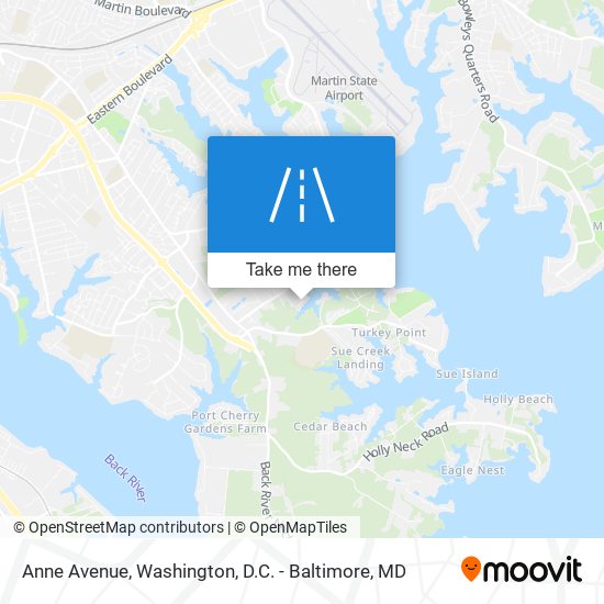 Anne Avenue map