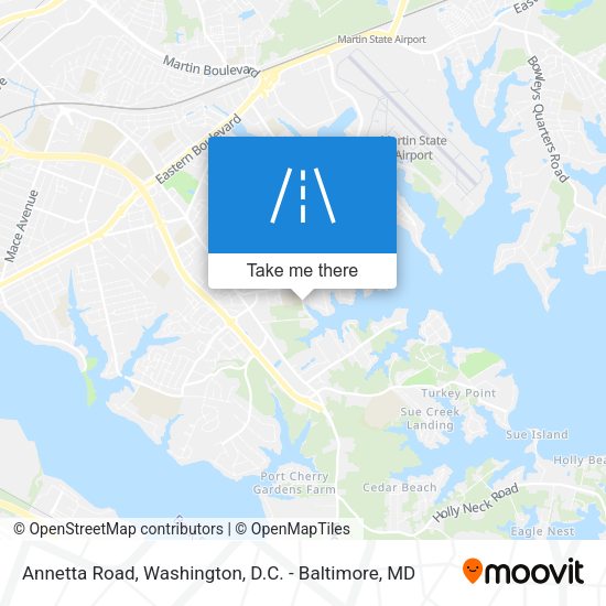 Annetta Road map