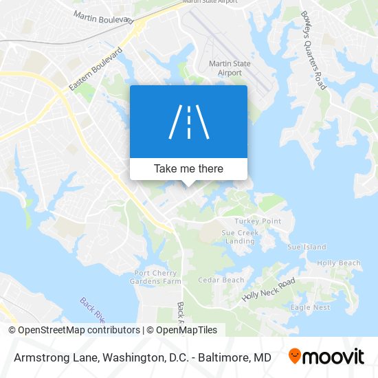 Armstrong Lane map