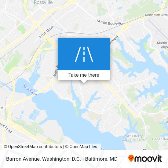 Barron Avenue map