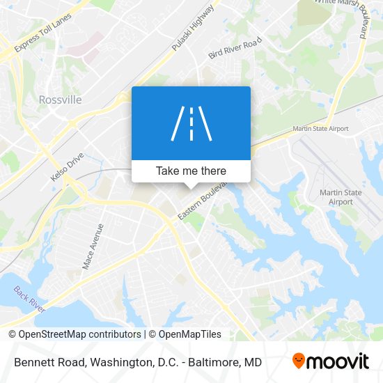 Mapa de Bennett Road