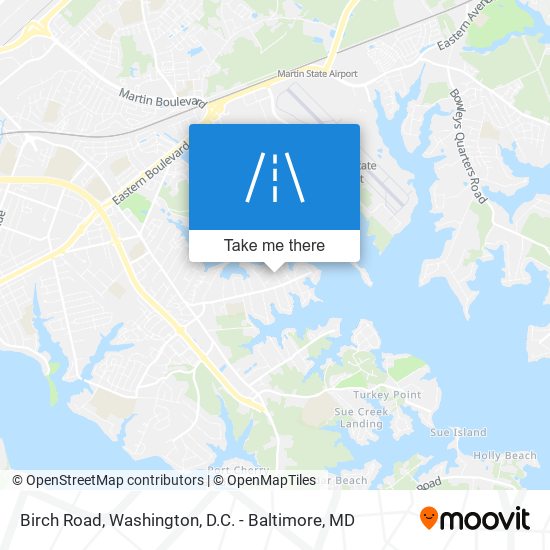 Birch Road map