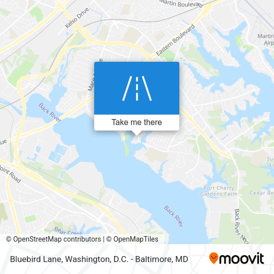 Bluebird Lane map
