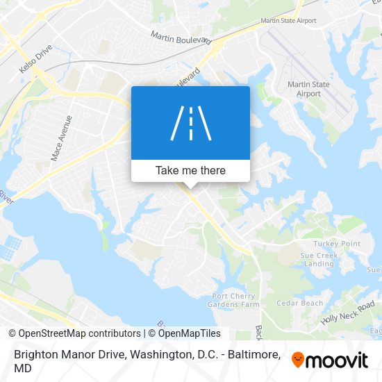 Brighton Manor Drive map