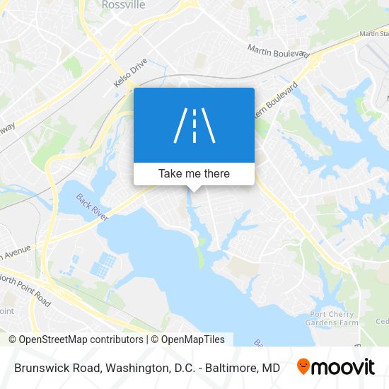 Brunswick Road map